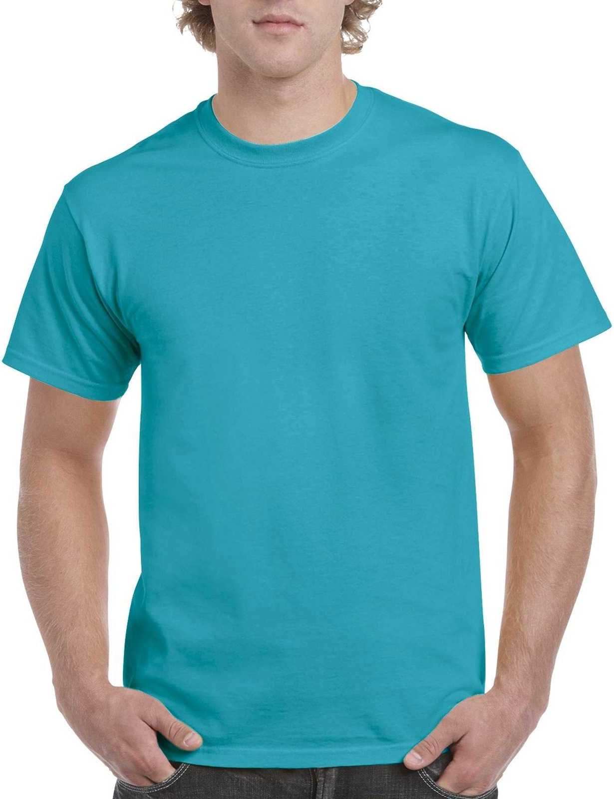 gildan tropical blue t shirt