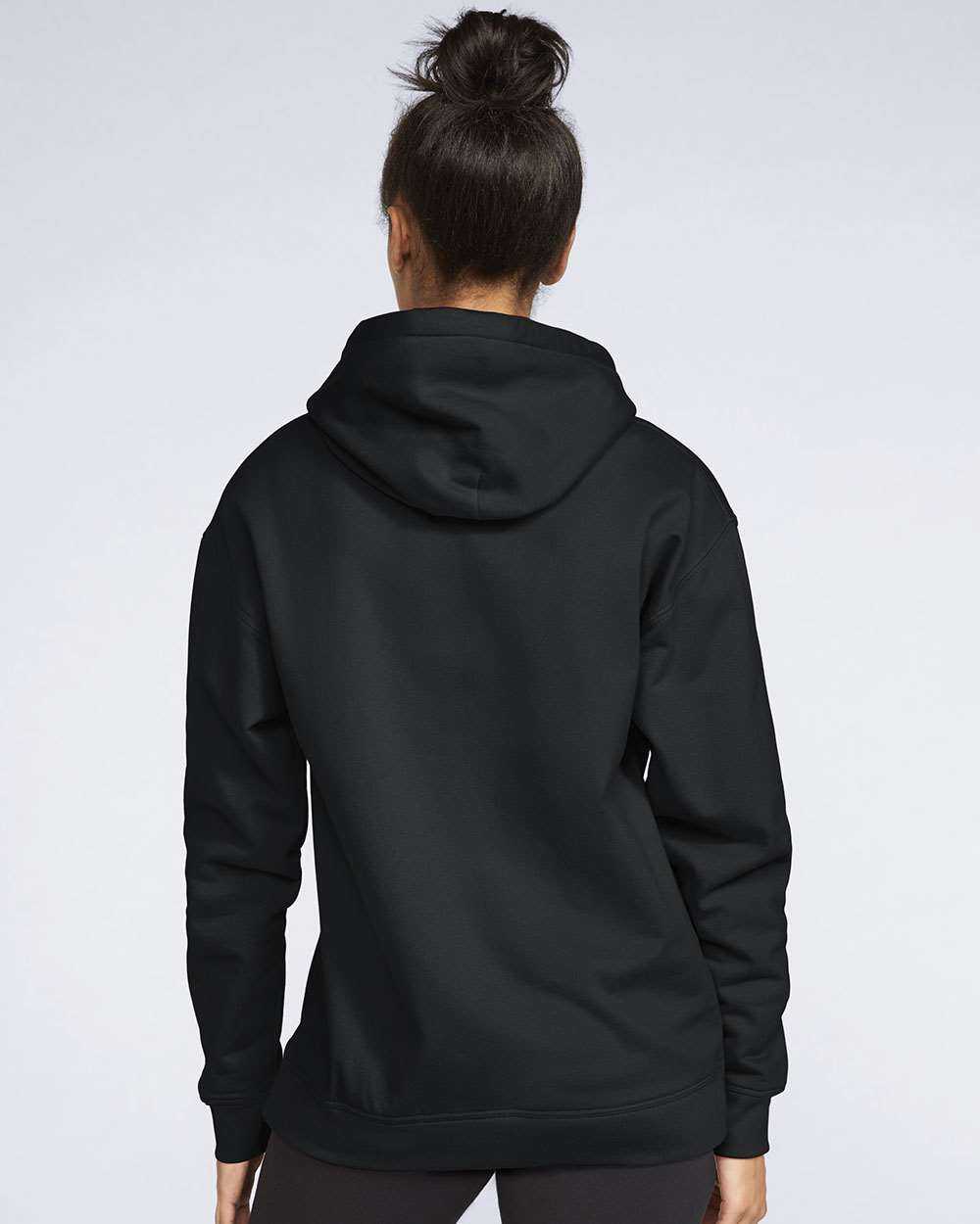 Gildan SF500 Softstyle Hooded Sweatshirt - Black - HIT a Double