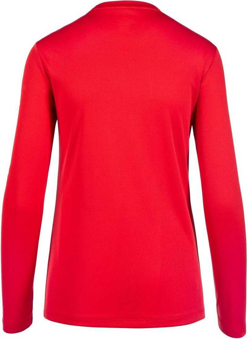 Mizuno Girls Mizuno Long Sleeve Tee Shirt - Red - HIT a Double