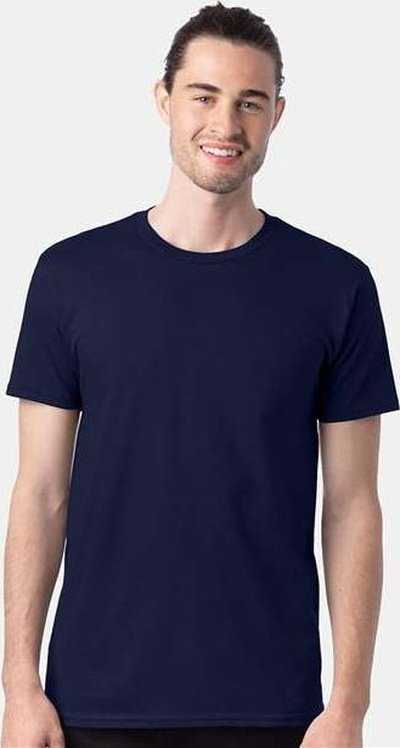 Hanes 498PT Perfect-T DTG T-Shirt - Navy - HIT a Double - 2
