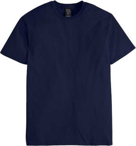 Hanes 498PT Perfect-T DTG T-Shirt - Navy - HIT a Double - 1