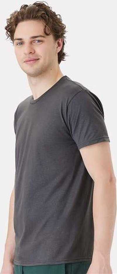 Hanes 498PT Perfect-T DTG T-Shirt - Smoke Gray - HIT a Double - 3