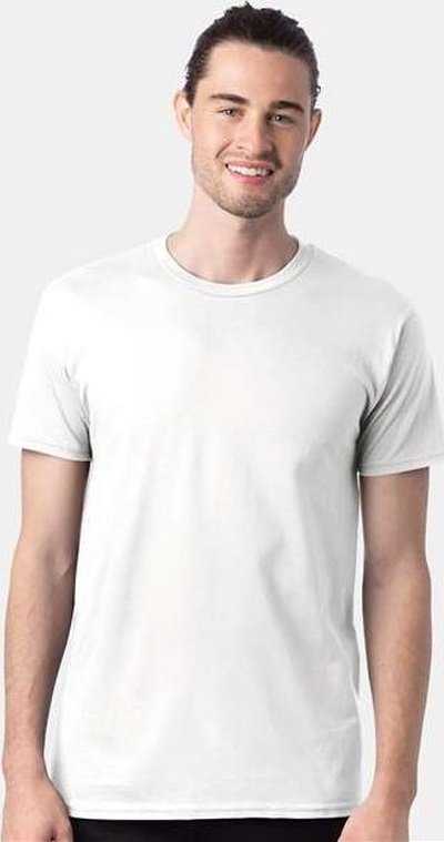 Hanes 498PT Perfect-T DTG T-Shirt - White - HIT a Double - 2