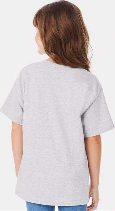 Hanes 5480 Essential-T Youth T-Shirt - Ash - HIT a Double - 4