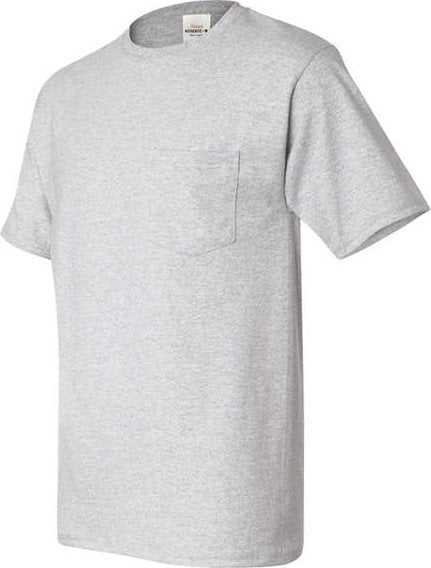 Hanes 5590 Authentic Pocket T-Shirt - Ash - HIT a Double - 2