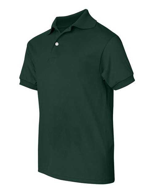 Hanes 054Y Youth Ecosmart Jersey Polo - Deep Forest - HIT a Double