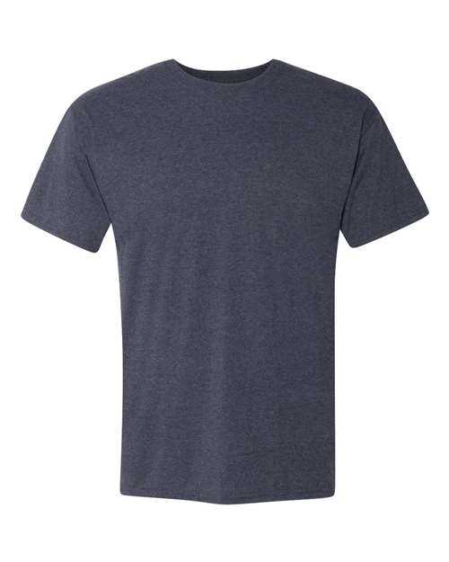 Hanes 42TB Perfect-T Triblend Short Sleeve T-Shirt - Navy Triblend - HIT a Double