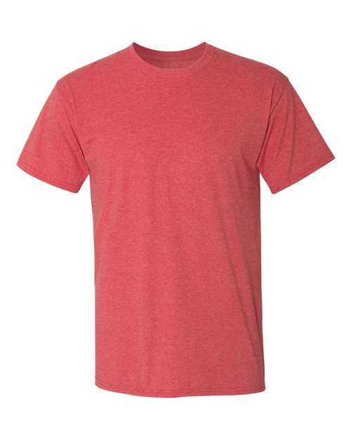 Hanes 42TB Perfect-T Triblend Short Sleeve T-Shirt - Red Triblend - HIT a Double