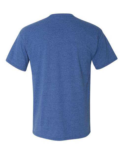 Hanes 42TB Perfect-T Triblend Short Sleeve T-Shirt - Royal Triblend - HIT a Double