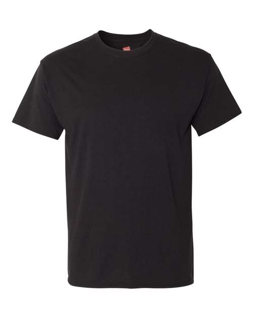 Hanes 42TB Perfect-T Triblend Short Sleeve T-Shirt - Solid Black Triblend - HIT a Double