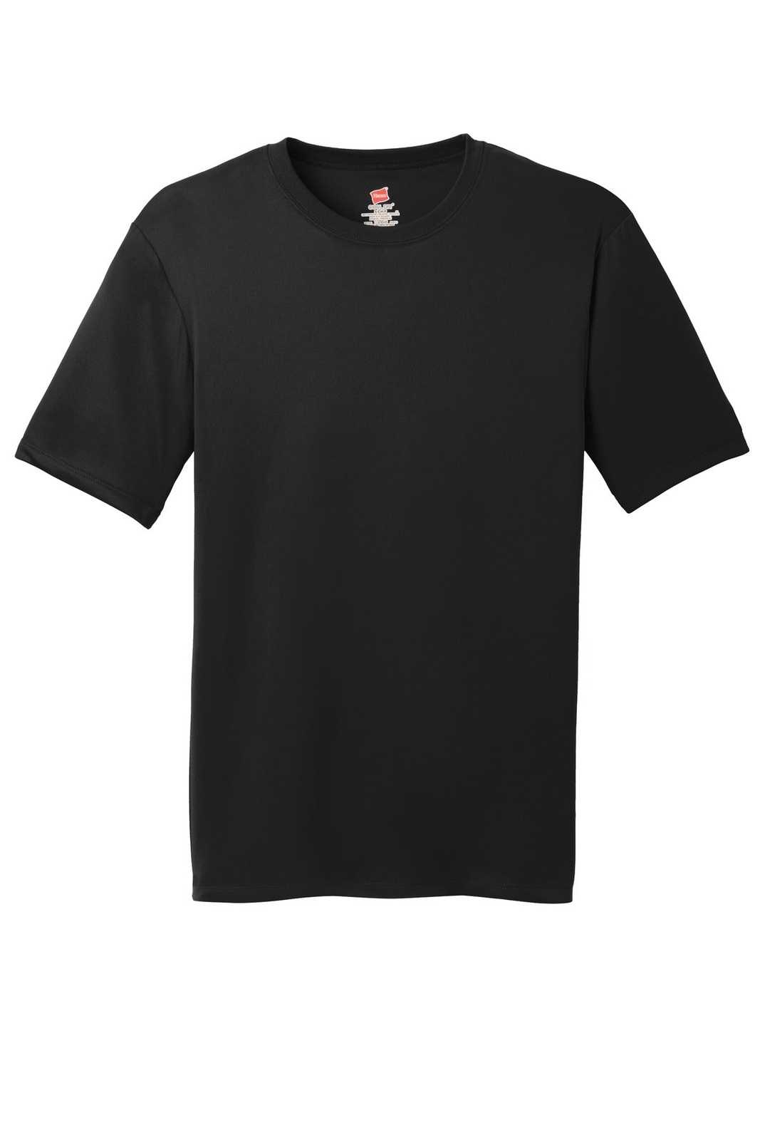 Hanes 4820 Cool Dri Performance T-Shirt - Black - HIT a Double