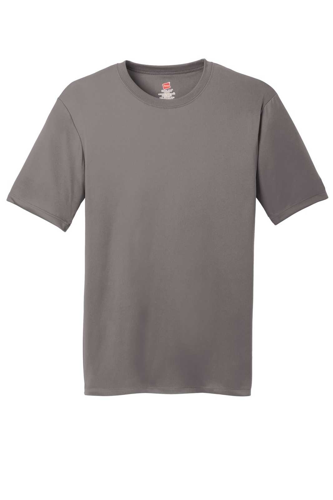 Hanes 4820 Cool Dri Performance T-Shirt - Graphite - HIT a Double