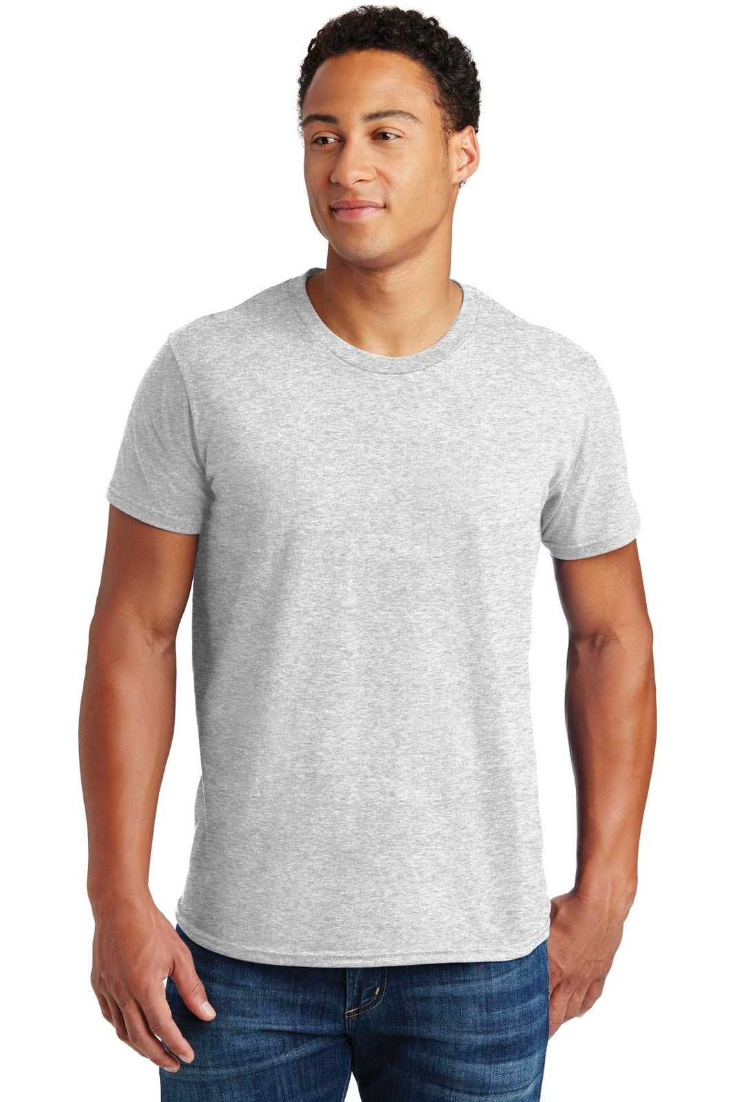 Hanes 4980 Nano-T Cotton T-Shirt - Ash - HIT a Double