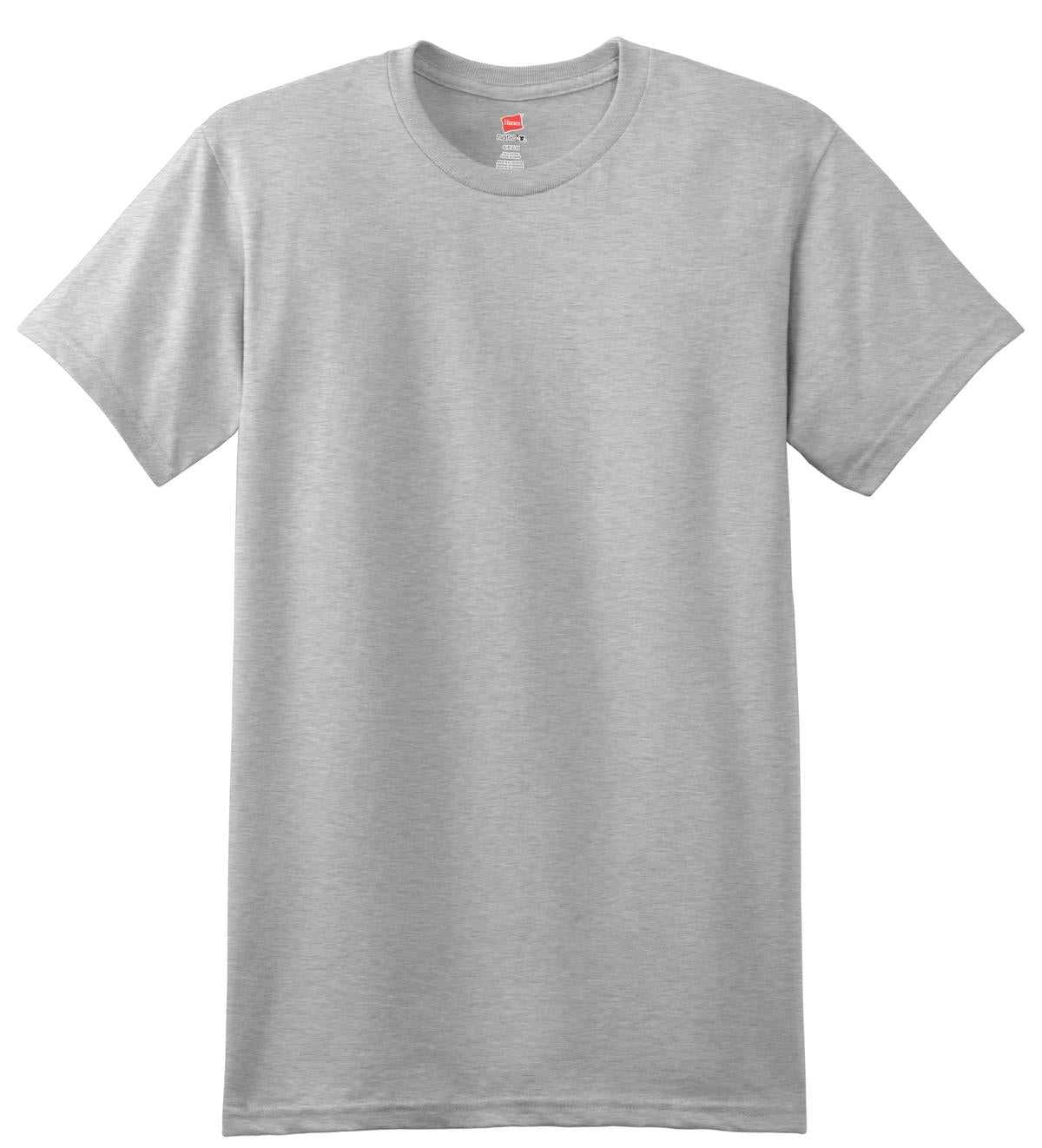 Hanes 4980 Nano-T Cotton T-Shirt - Ash - HIT a Double