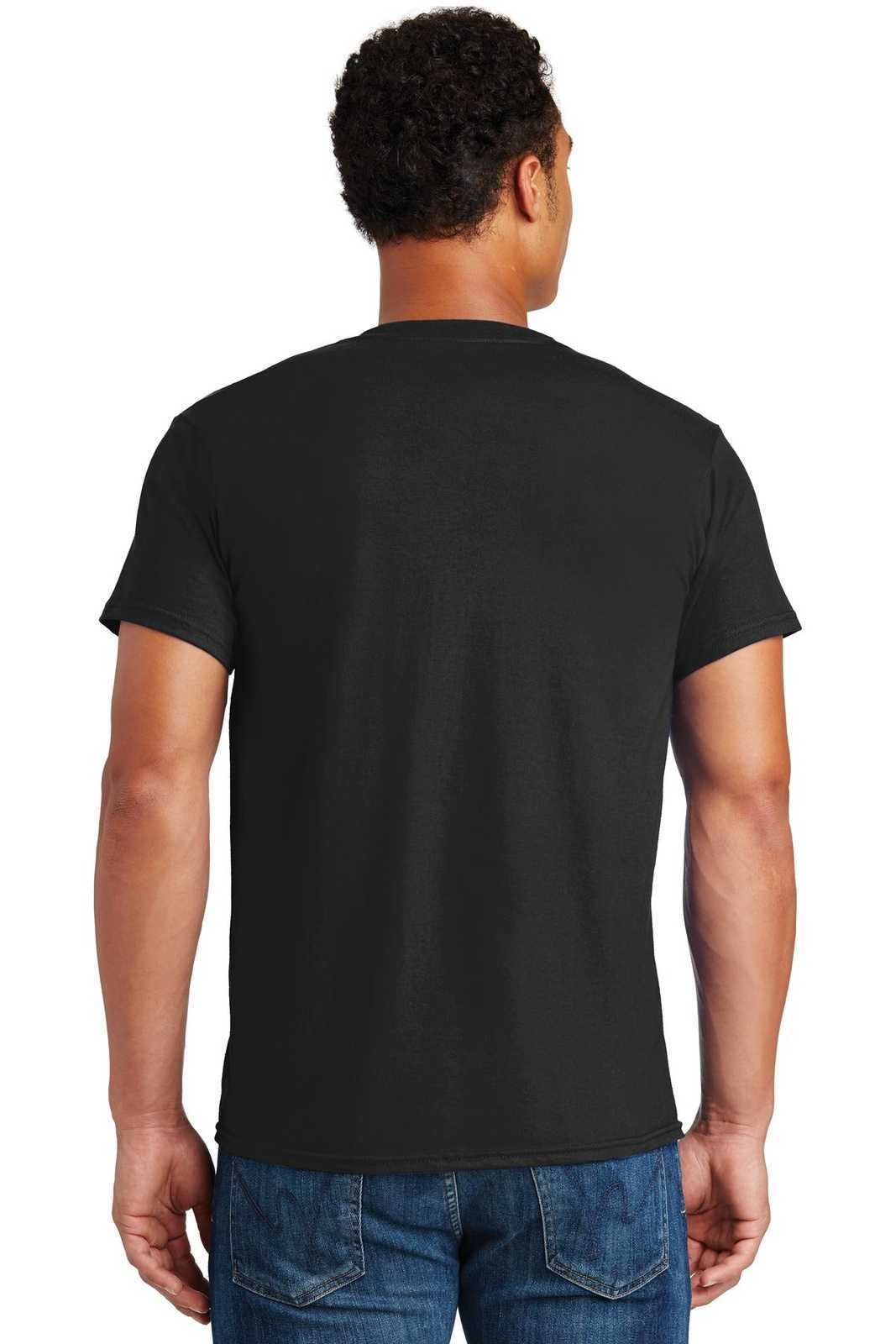 Hanes 4980 Nano-T Cotton T-Shirt - Black - HIT a Double