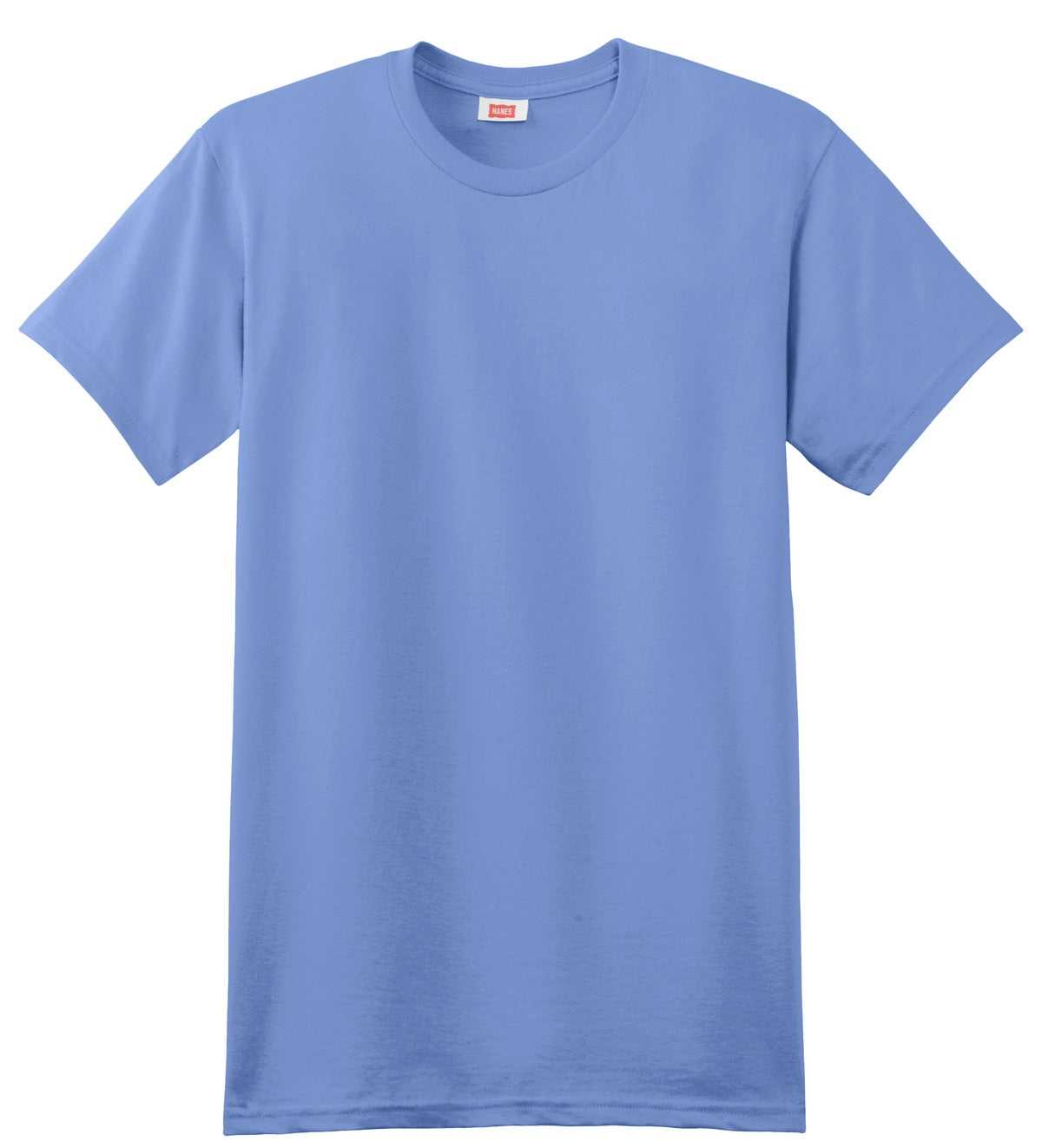 Hanes 4980 Nano-T Cotton T-Shirt - Carolina Blue - HIT a Double