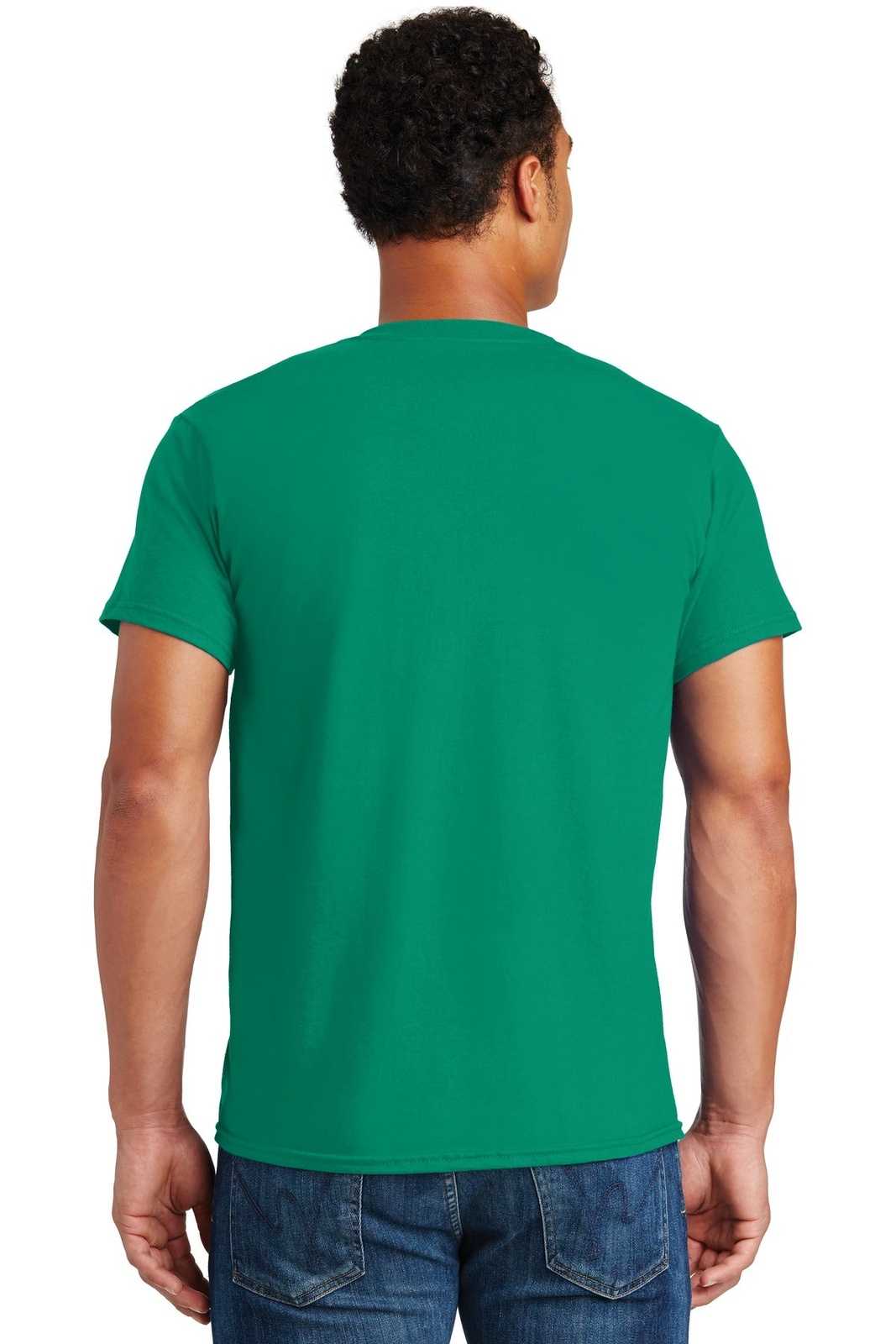 Hanes 4980 Nano-T Cotton T-Shirt - Kelly Green - HIT a Double
