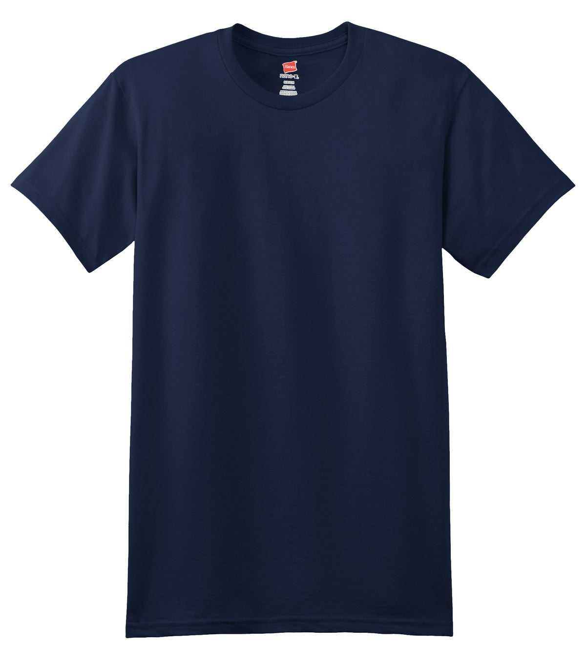 Hanes 4980 Nano-T Cotton T-Shirt - Navy - HIT a Double