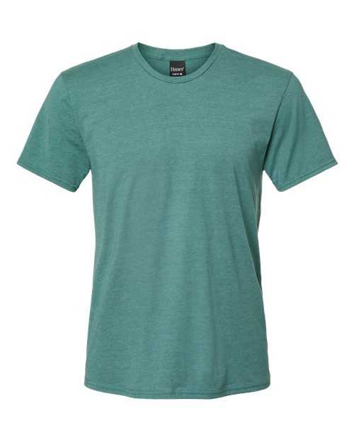 Hanes 4980 Perfect-T Short Sleeve T-Shirt - Cactus Heather - HIT a Double
