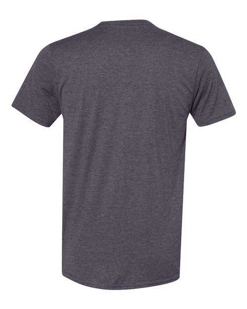 Hanes 4980 Perfect-T Short Sleeve T-Shirt - Charcoal Heather - HIT a Double