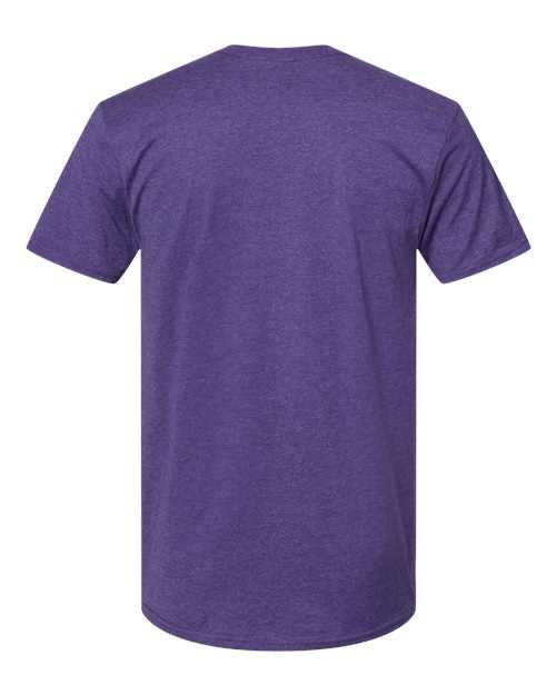 Hanes 4980 Perfect-T Short Sleeve T-Shirt - Grape Smash Heather - HIT a Double