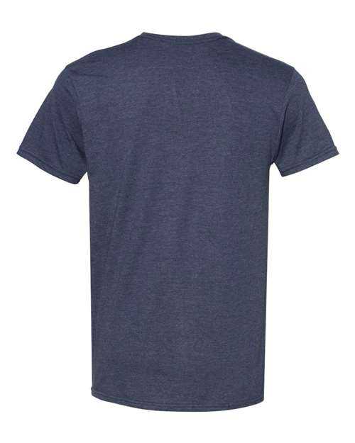 Hanes 4980 Perfect-T Short Sleeve T-Shirt - Heather Navy - HIT a Double