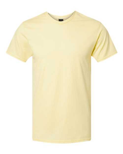 Hanes 4980 Perfect-T Short Sleeve T-Shirt - Lemon Meringue Heather - HIT a Double