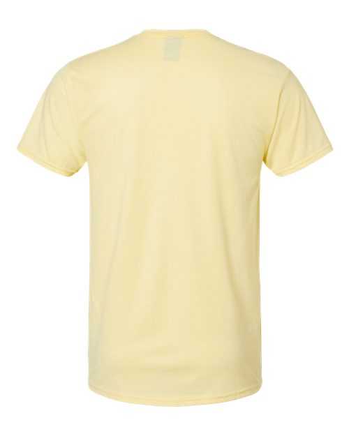Hanes 4980 Perfect-T Short Sleeve T-Shirt - Lemon Meringue Heather - HIT a Double