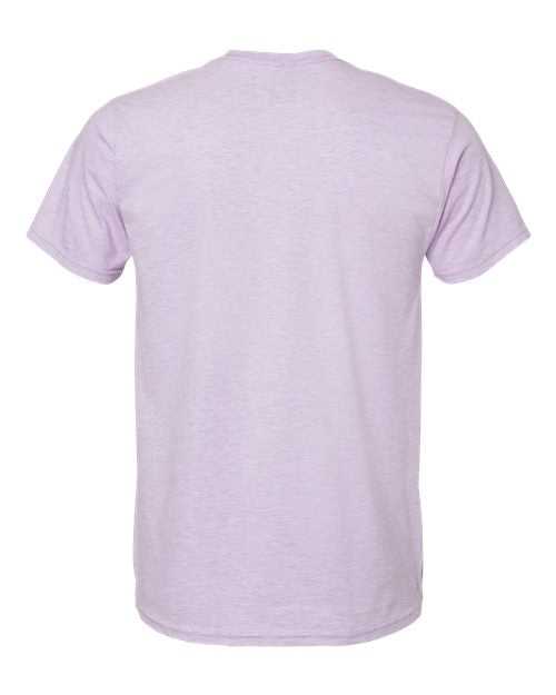 Hanes 4980 Perfect-T Short Sleeve T-Shirt - Marbled Pale Violet - HIT a Double
