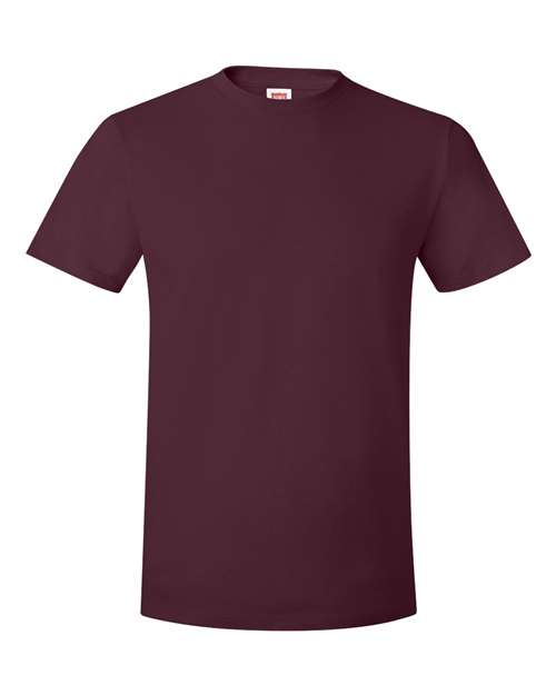 Hanes 4980 Perfect-T Short Sleeve T-Shirt - Maroon - HIT a Double