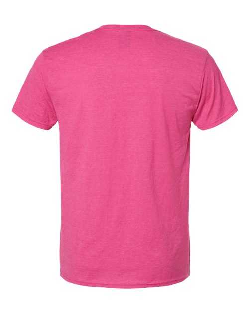 Hanes 4980 Perfect-T Short Sleeve T-Shirt - Wow Pink Heather - HIT a Double