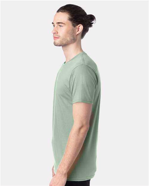 Hanes 4980 Perfect-T T-Shirt - Equilibrium Green&quot; - &quot;HIT a Double