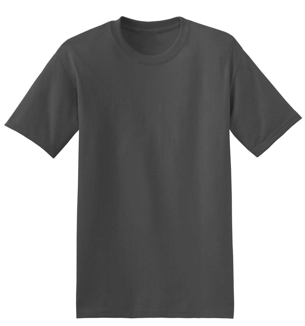 Hanes 5170 EcoSmart 50/50 Cotton/Poly T-Shirt - Smoke Gray - HIT a Double