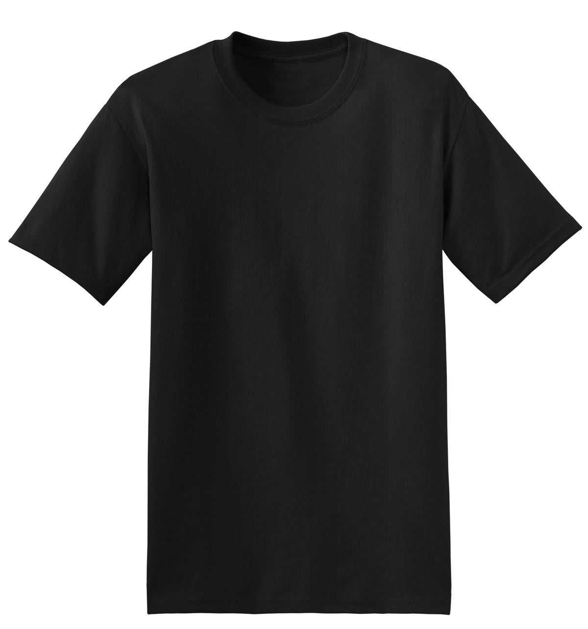 Hanes 5170 Ecosmart 50/50 Cotton/Poly T-Shirt - Black - HIT a Double