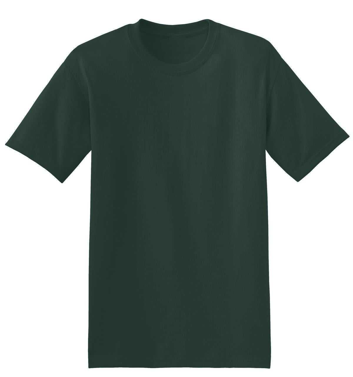 Hanes 5170 Ecosmart 50/50 Cotton/Poly T-Shirt - Deep Forest - HIT a Double