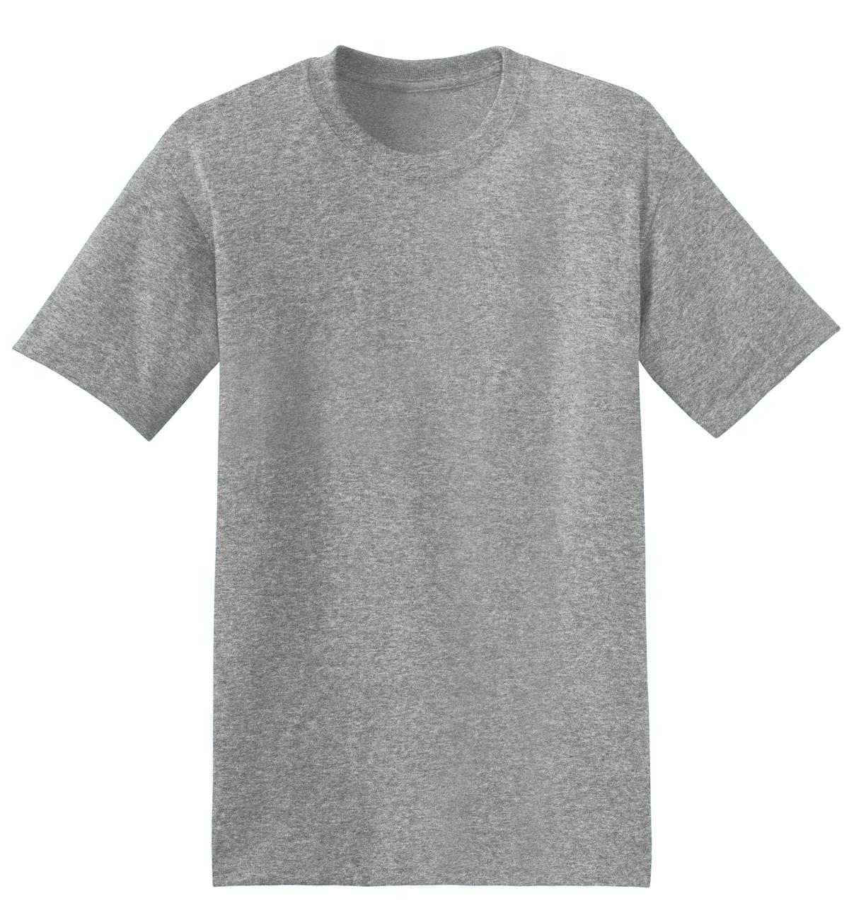 Hanes 5170 Ecosmart 50/50 Cotton/Poly T-Shirt - Light Steel - HIT a Double
