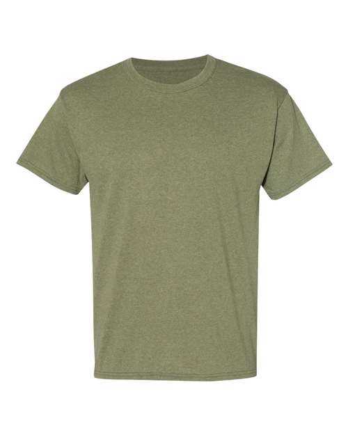Hanes 5170 Ecosmart Short Sleeve T-Shirt - Heather Green - HIT a Double