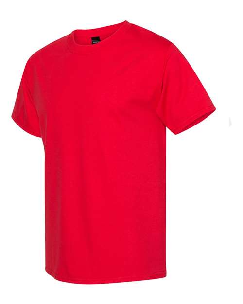 Hanes 5180 Beefy-T Short Sleeve T-Shirt - Athletic Red - HIT a Double