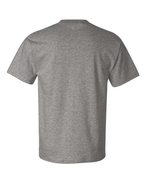Hanes 5180 Beefy-T Short Sleeve T-Shirt - Oxford Grey - HIT a Double