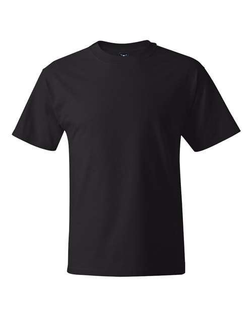 Hanes 518T Beefy-T Tall Short Sleeve T-Shirt - Black - HIT a Double