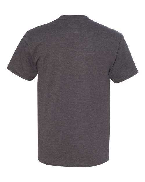Hanes 518T Beefy-T Tall Short Sleeve T-Shirt - Charcoal Heather - HIT a Double