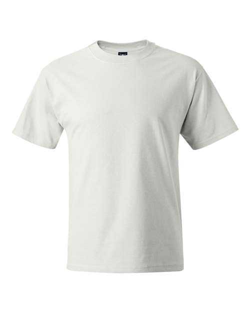 Hanes 518T Beefy-T Tall Short Sleeve T-Shirt - White - HIT a Double