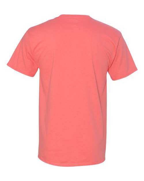 Hanes 5250 Authentic Short Sleeve T-Shirt - Charisma Coral - HIT a Double