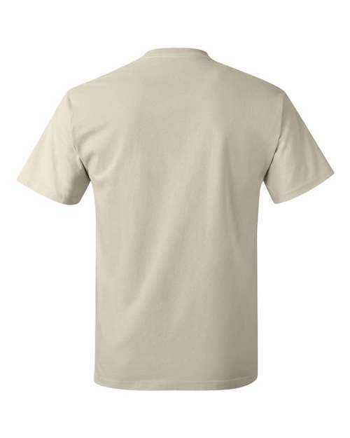 Hanes 5250 Authentic Short Sleeve T-Shirt - Natural - HIT a Double