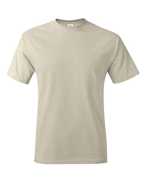 Hanes 5250 Authentic Short Sleeve T-Shirt - Natural - HIT a Double