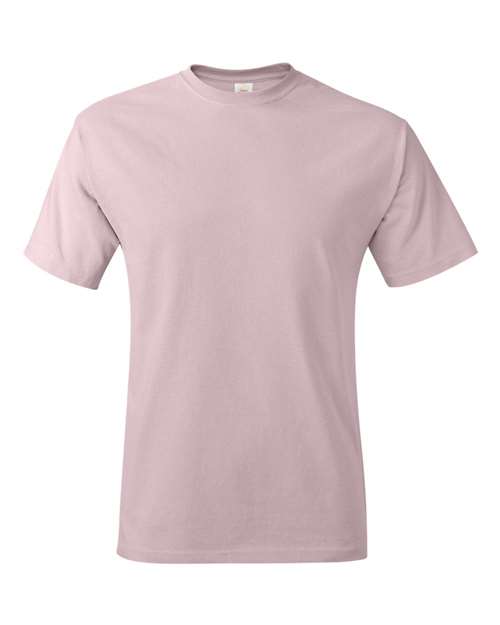Hanes 5250 Authentic Short Sleeve T-Shirt - Pale Pink - HIT a Double