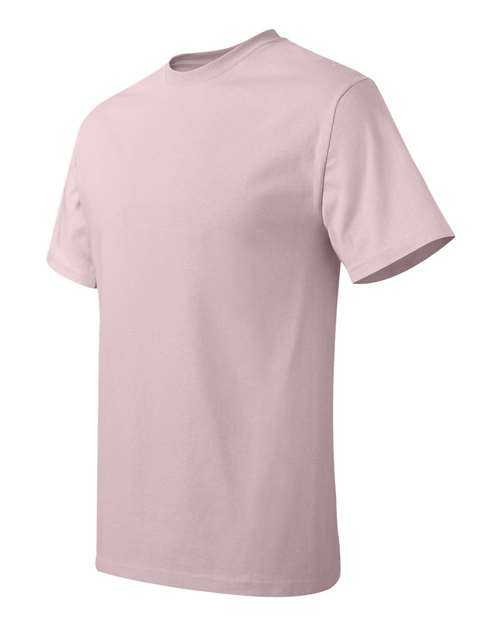 Hanes 5250 Authentic Short Sleeve T-Shirt - Pale Pink - HIT a Double