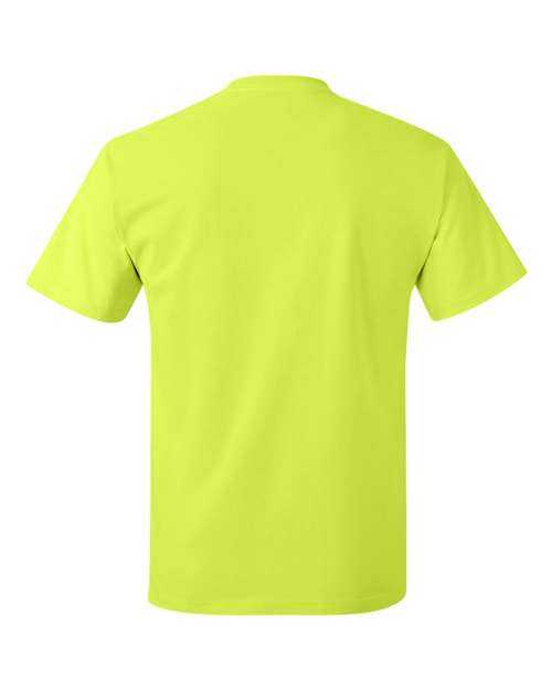 Hanes 5250 Authentic Short Sleeve T-Shirt - Safety Green - HIT a Double