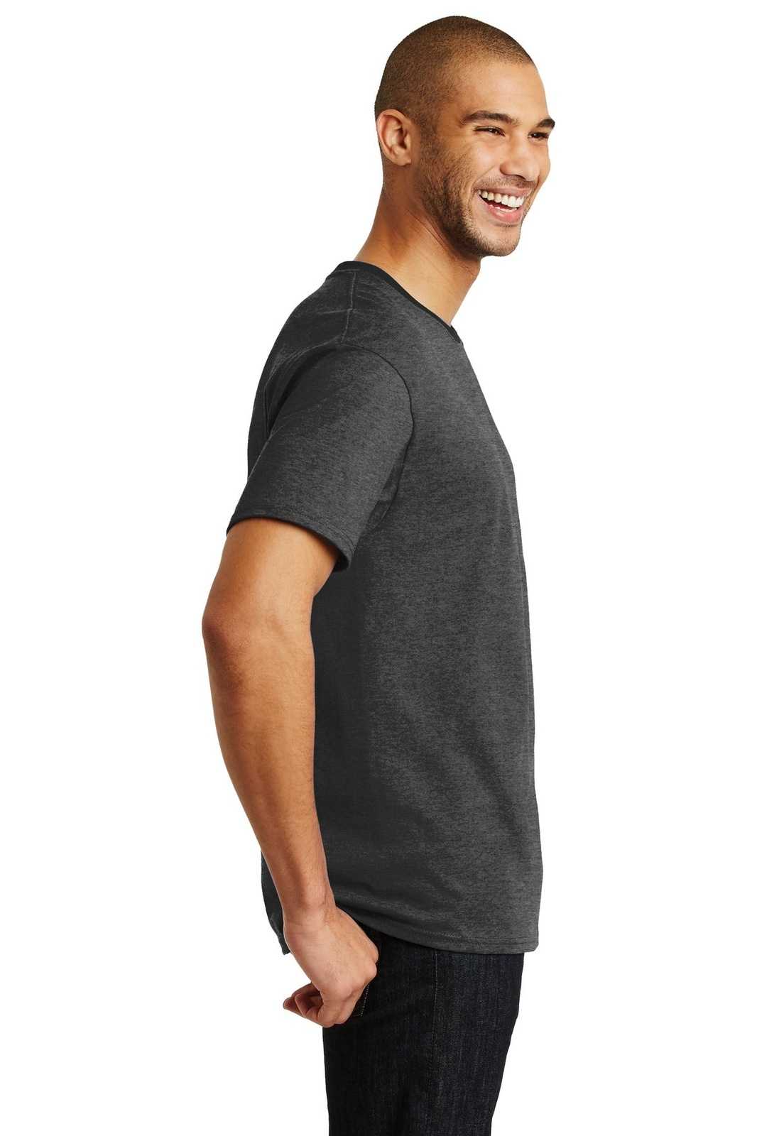 Hanes 5250 Tagless 100% Cotton T-Shirt - Charcoal Heather - HIT a Double