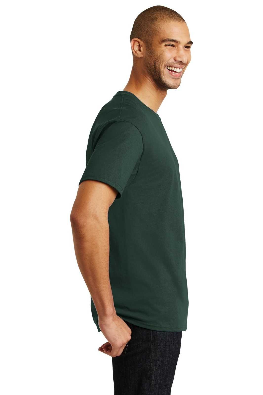 Hanes 5250 Tagless 100% Cotton T-Shirt - Deep Forest - HIT a Double